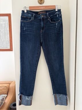 Joes Jeans Ankle Length Dark Blue Size 27